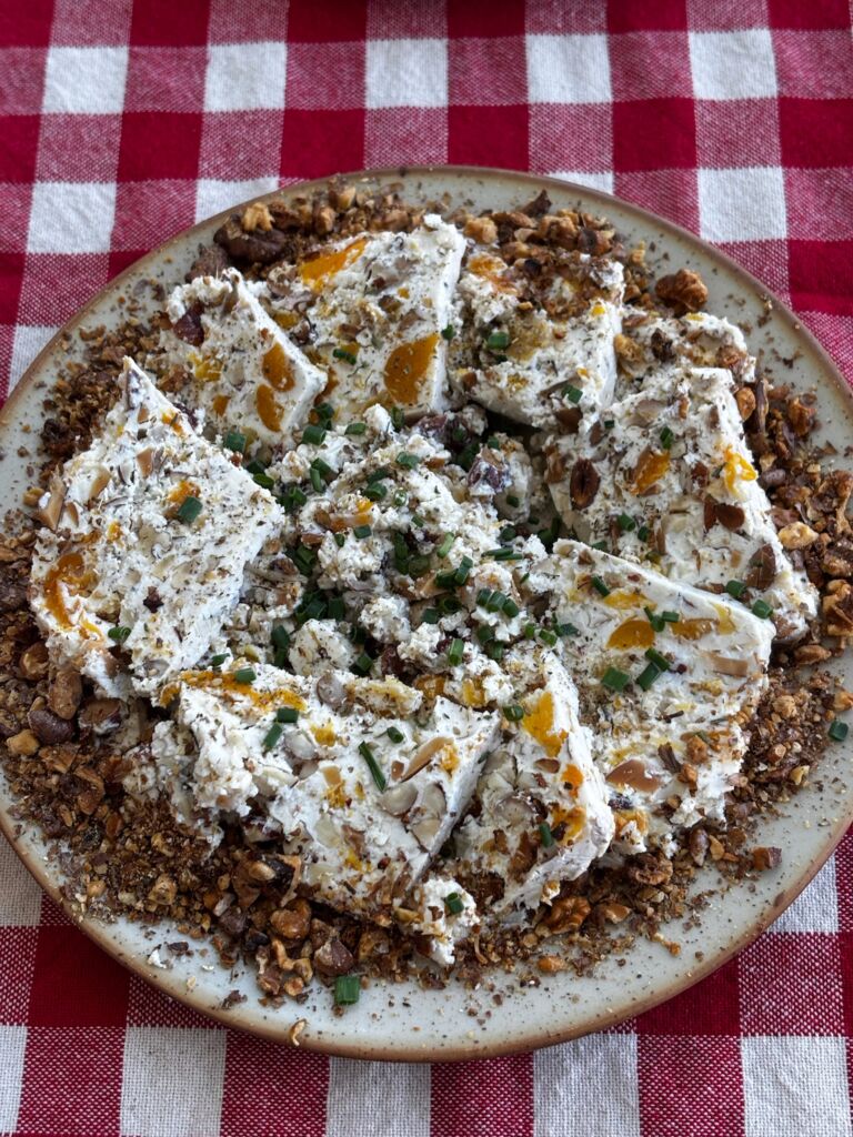 Nougat chèvre abricots